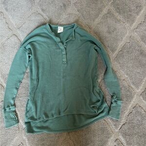 aerie waffle long sleeve